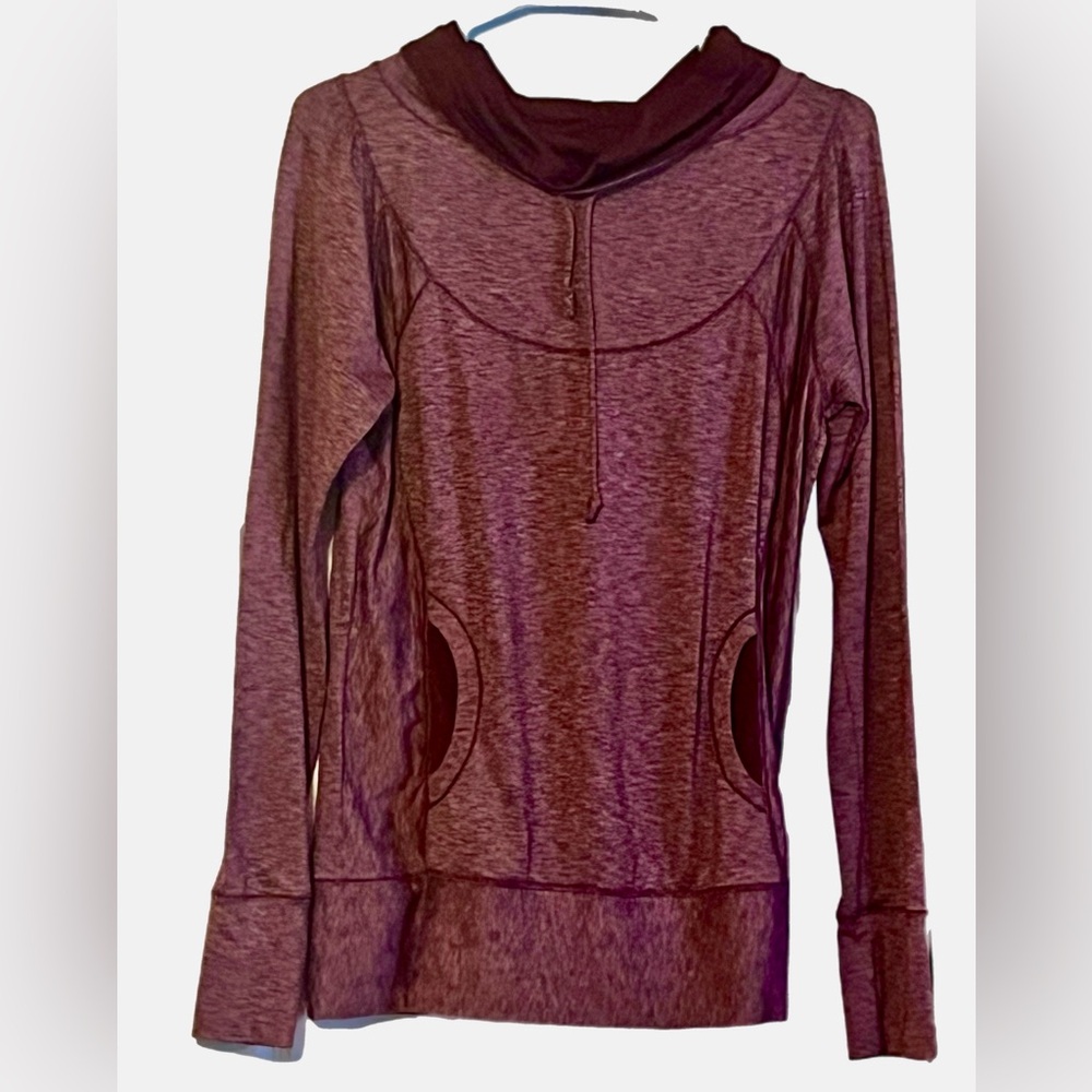 Prana Pink and Purple Lightweight Pullover Jacket with Front Pocket